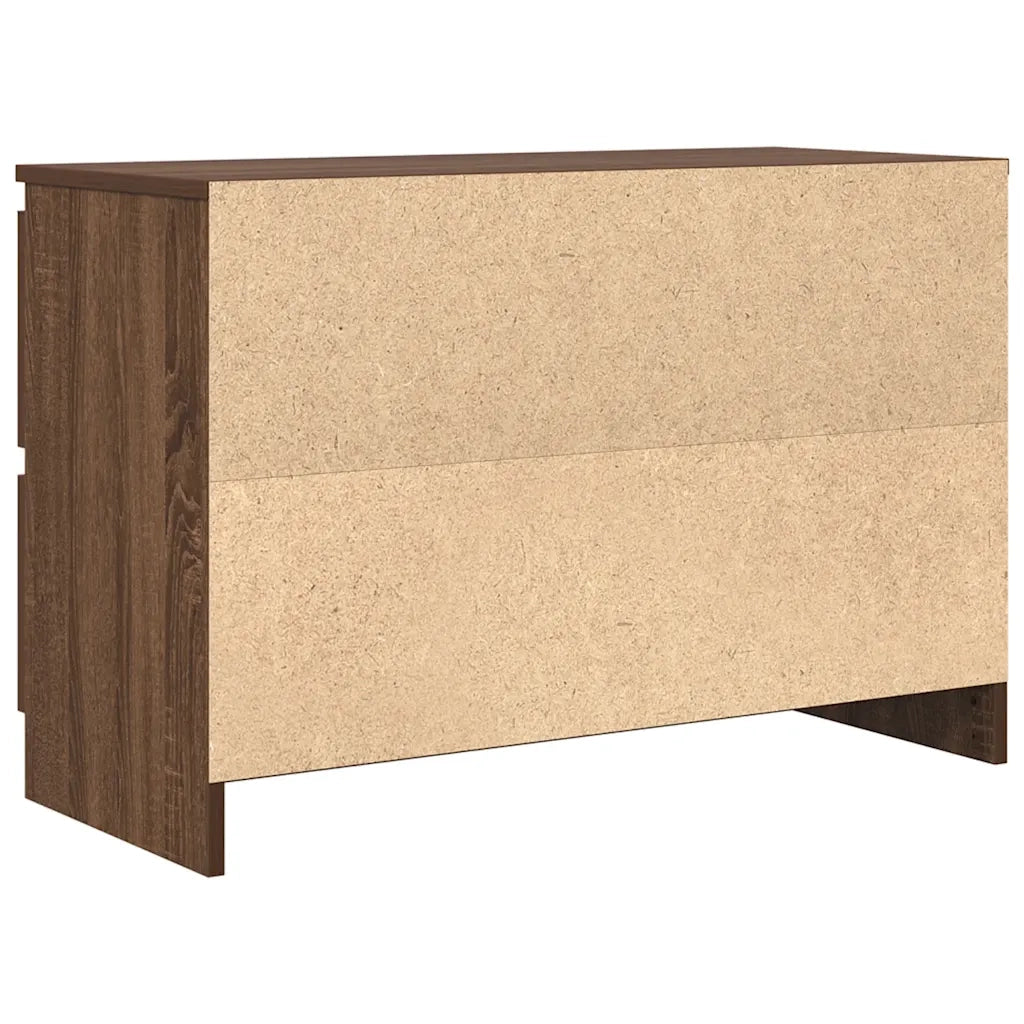 Mobile TV Rovere Marrone 80x35x54 cm in Legno Multistrato 861793
