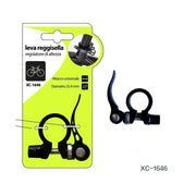 Trade Shop - Leva Reggisella Con Regolatore Di Altezza Attacco Universale Bici 25,4mm Xc-1646 -