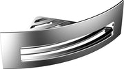 Maniglia per angolo in acciaio inox con fissaggio nascosto, piatto doccia di alta qualità in metallo e plastica, maniglia doccia per accessori bagno, finitura cromata