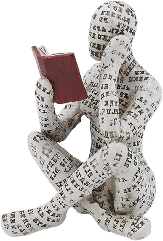 Statua di Pensiero in Stile Abstract per Decorazione di Ufficio Casa Desktop (A)