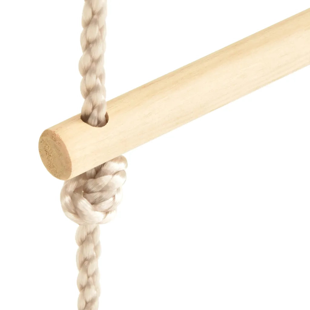 Scala di Corda per Bambini in Legno Massello e PE 30x168 cm 91936