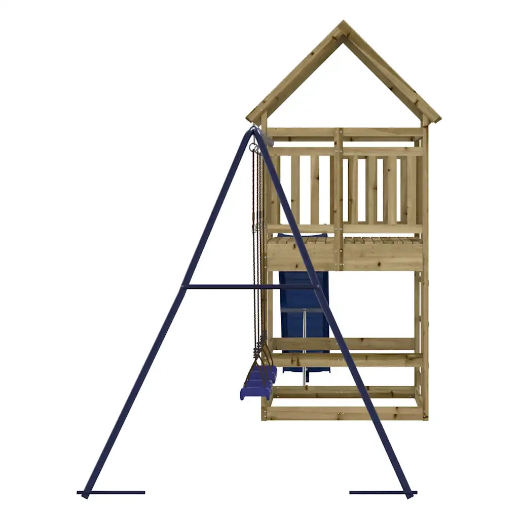 Set da Gioco da Esterno in Legno di Pino Impregnato 3157020