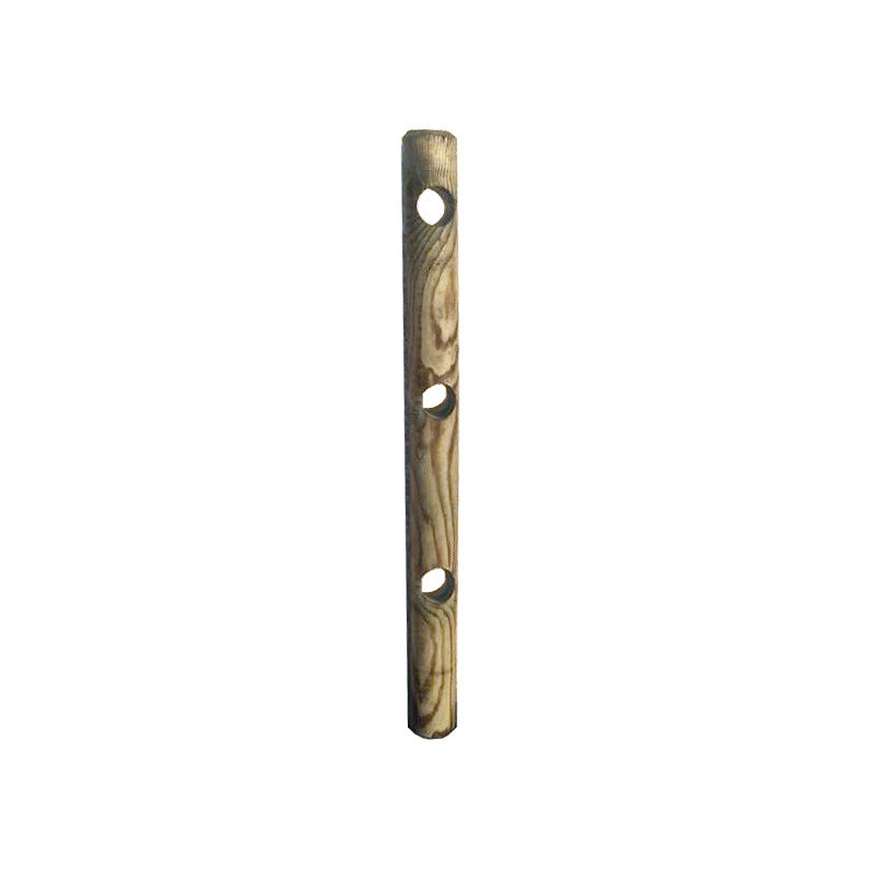 Pali in legno impregnato con 3 fori 10 pezzi diametro 12 cm lunghezza 150 cm per recinzioni - Esterni da Vivere
