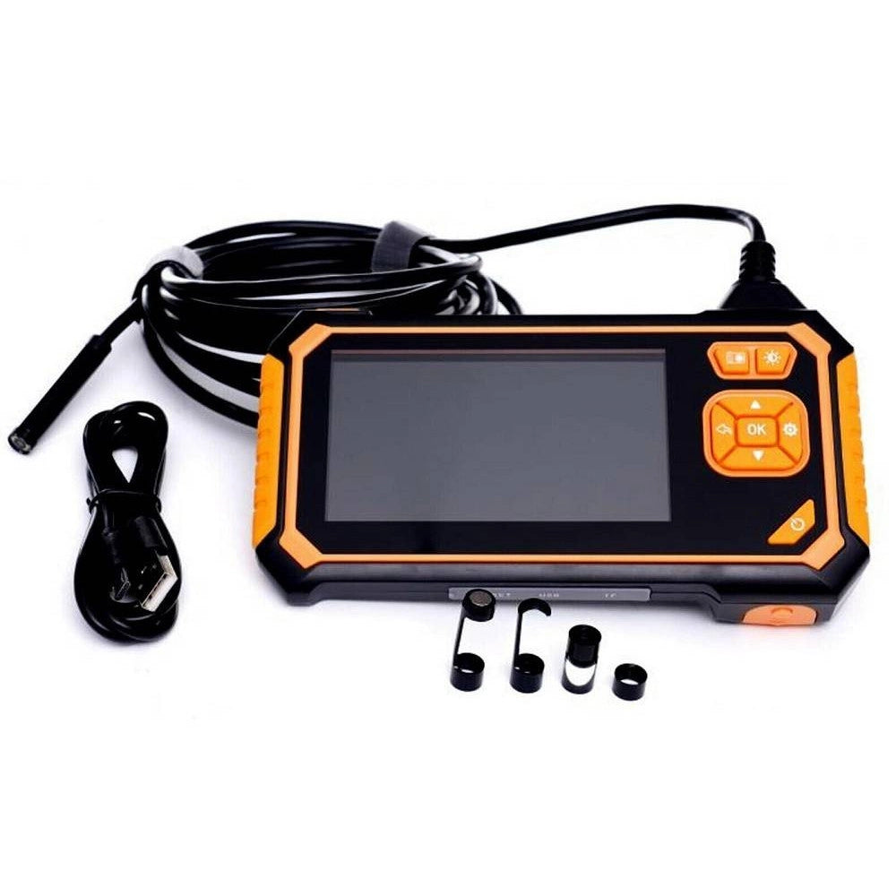 Trade Shop - Telecamera Endoscopica 5 Mt Monitor Sonda 4.3 Pollici Videocamera Impermeabile -