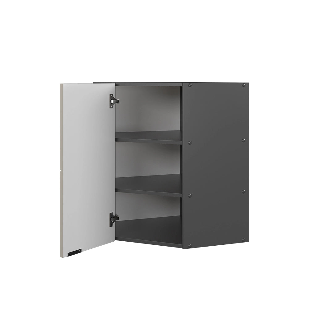Mobile angolare da cucina Fame-Line GrigioBeige/Antracite 57 cm Vicco