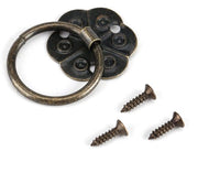 Maniglia a 20 stecche - Piastrine da porta - Maniglia a ringhiera - Disegno a fiori retro - Resistente alla corrosione - Acciaio di alta qualità - Maniglia da porta