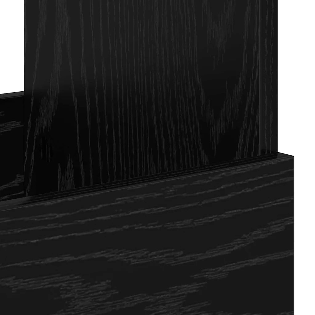 Scaffale per riviste Rovere Nero 35 x 30 x 45 cm CFW2647836
