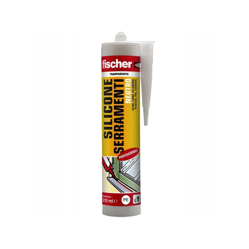 Silicone Neutro Snf310 Trasparente Ml 310 Fischer
