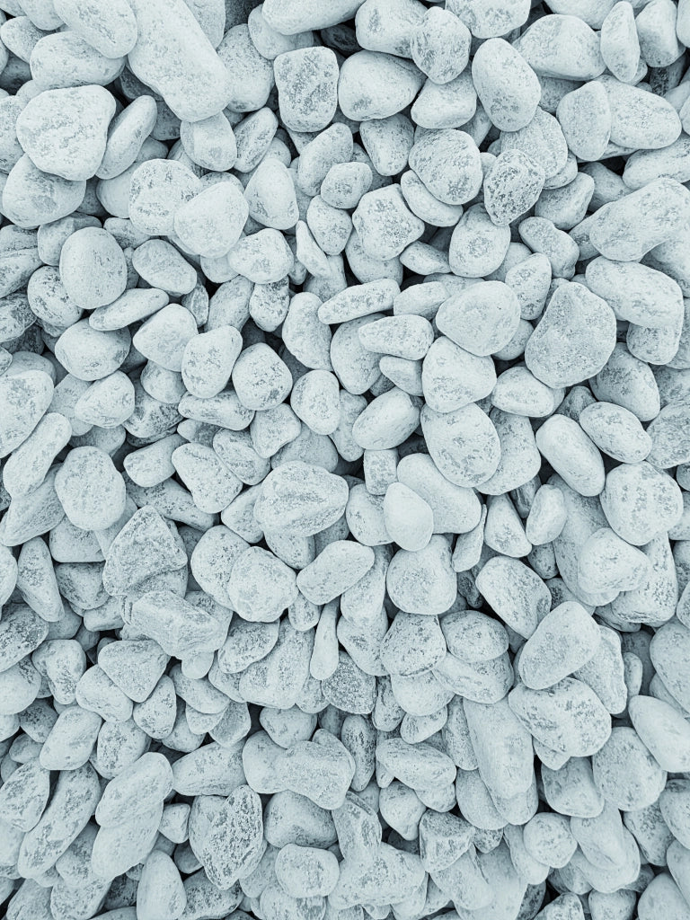 Ciottoli Bianchi di Marmo ''Bianco Carrara'' Mm 15 25 kg 20