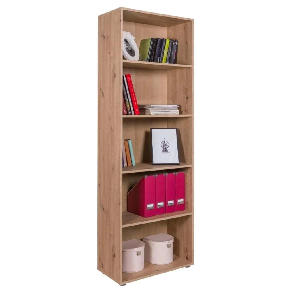 LIBRERIA 5 VANI ROVERE ARTISAN PER STUDIO, CAMERETTA L.69 P.35 H.200 cm