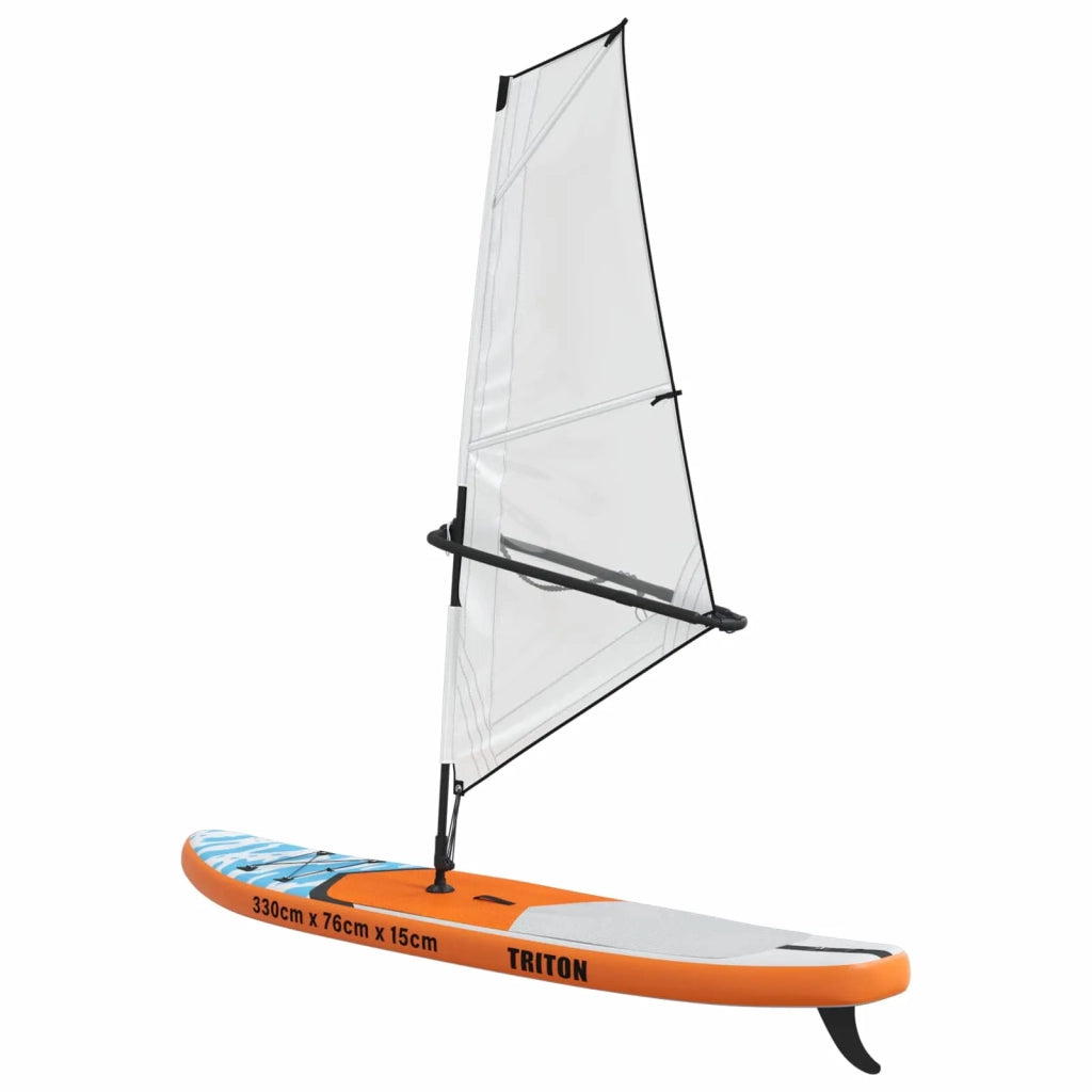 SUP gonfiabile con vela TRITON 330 x 76 x 15 cm Blu per 42039139
