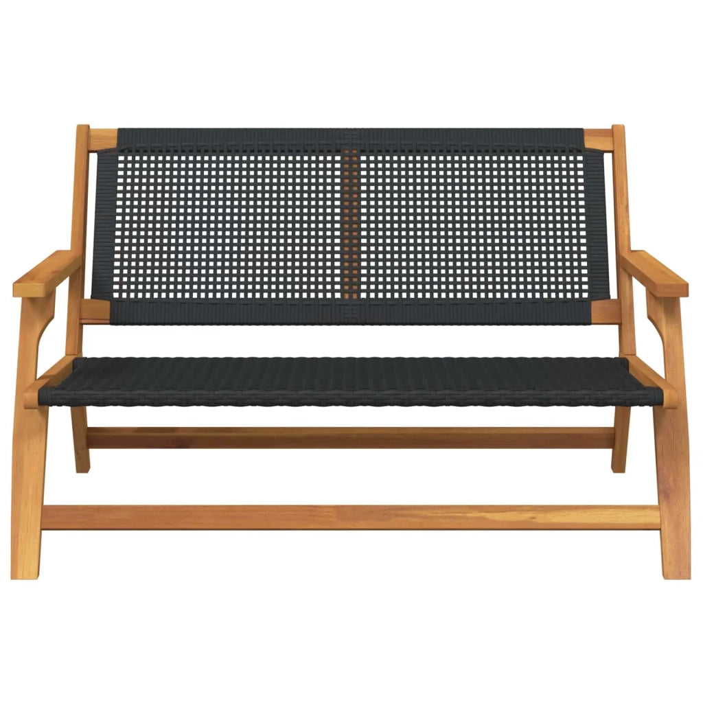 Arredamento da Giardino Nero 122 x 78 x 73 cm 367819