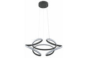 Lampada a sospensione moderna antracite Narida LED 40W