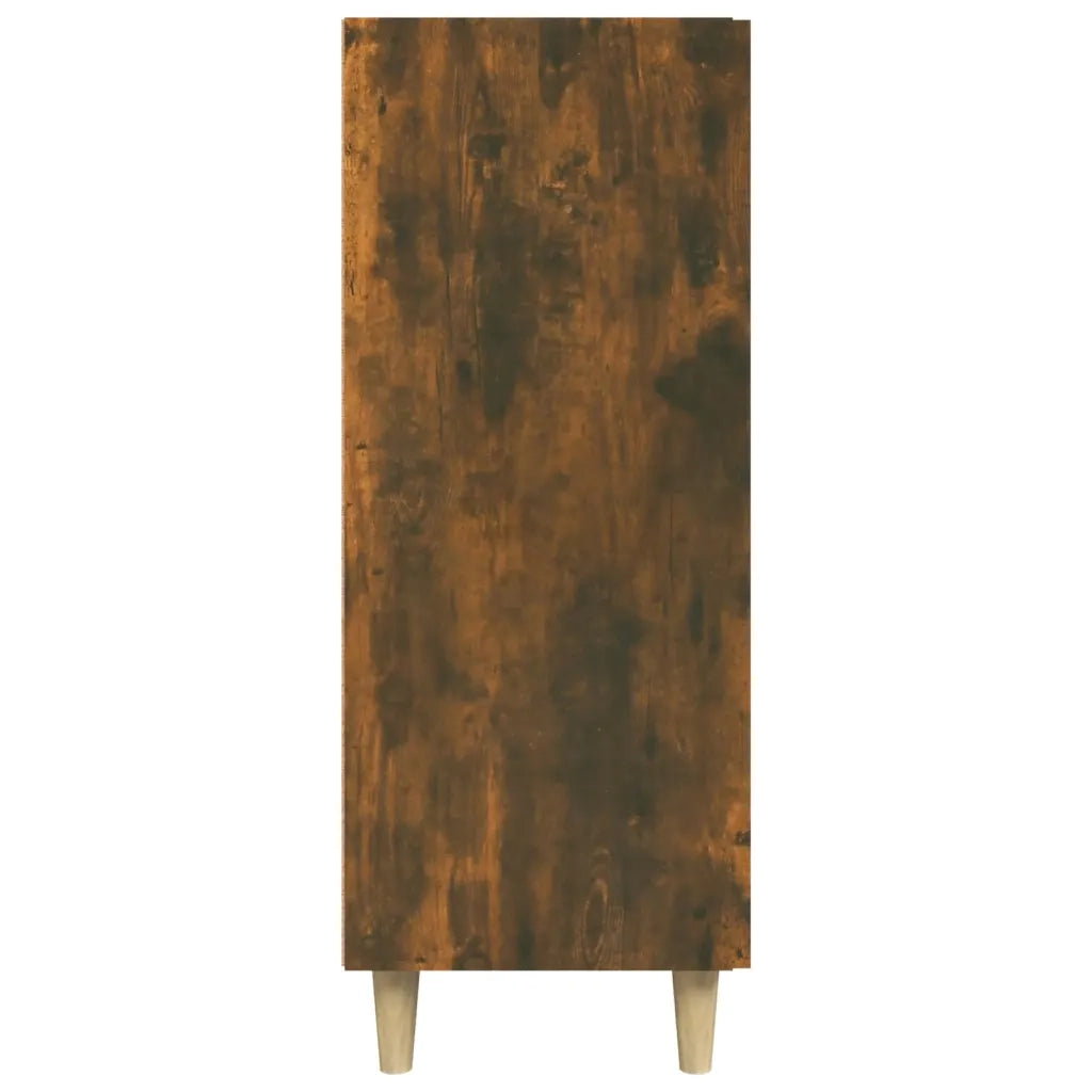 Credenza Rovere Fumo 69,5x34x90 cm in Legno Multistrato 817351