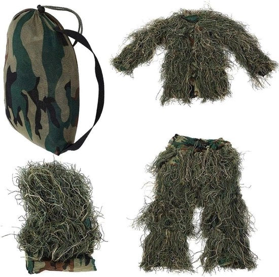 Kit di gioco esterno per bambini in uniforme mimetica - Camouflage uniforme verde oliva - Dimensioni 36cm * 18cm * 18cm