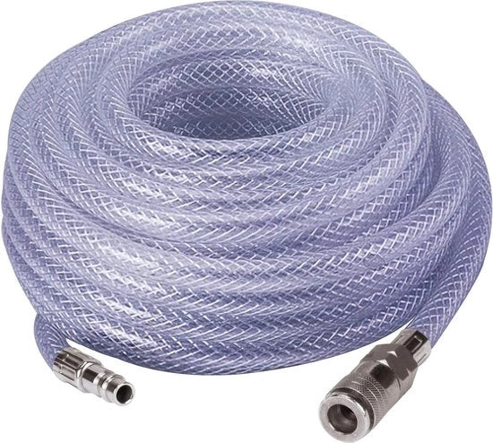 Serpentino ad alta pressione 15 m - pressione massima 10 bar - diametro del filo 10 mm - connessione rapida - connessione a vite e flessibile