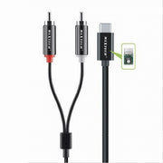 Trade Shop - Cavo Type-c A 2xrca Da 150 Cm Sdoppiatore A Y Stereo 4d Sound Dac Chip Rca-tc01 -