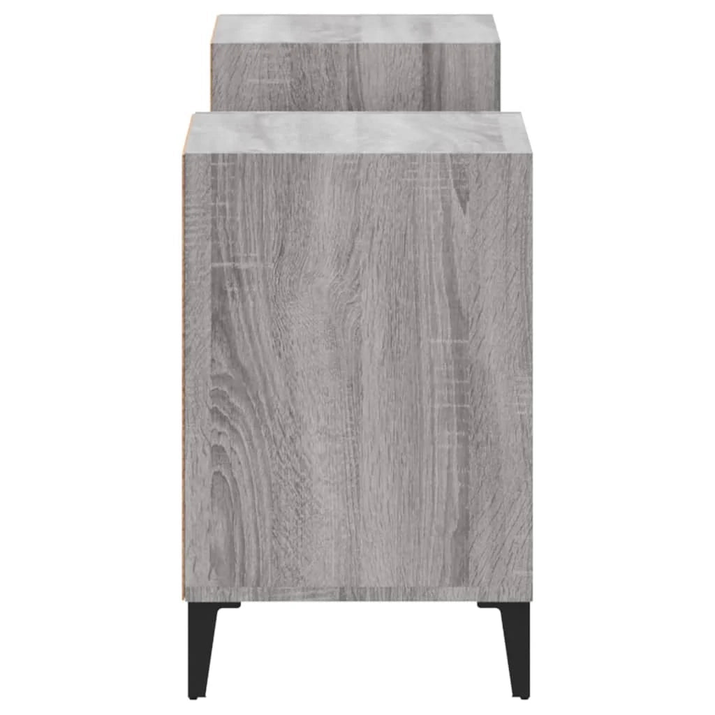 Mobile TV multimediale mensola TV credenza TV sala da pranzo soggiorno camera da letto Sonoma 160 x 35 x 55 cm legno ingegnerizzato grigio 02_0028421