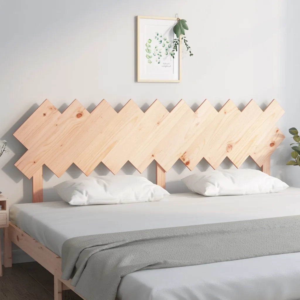 Testiera per Letto 196x3x80,5 cm in Legno Massello di Pino 819240
