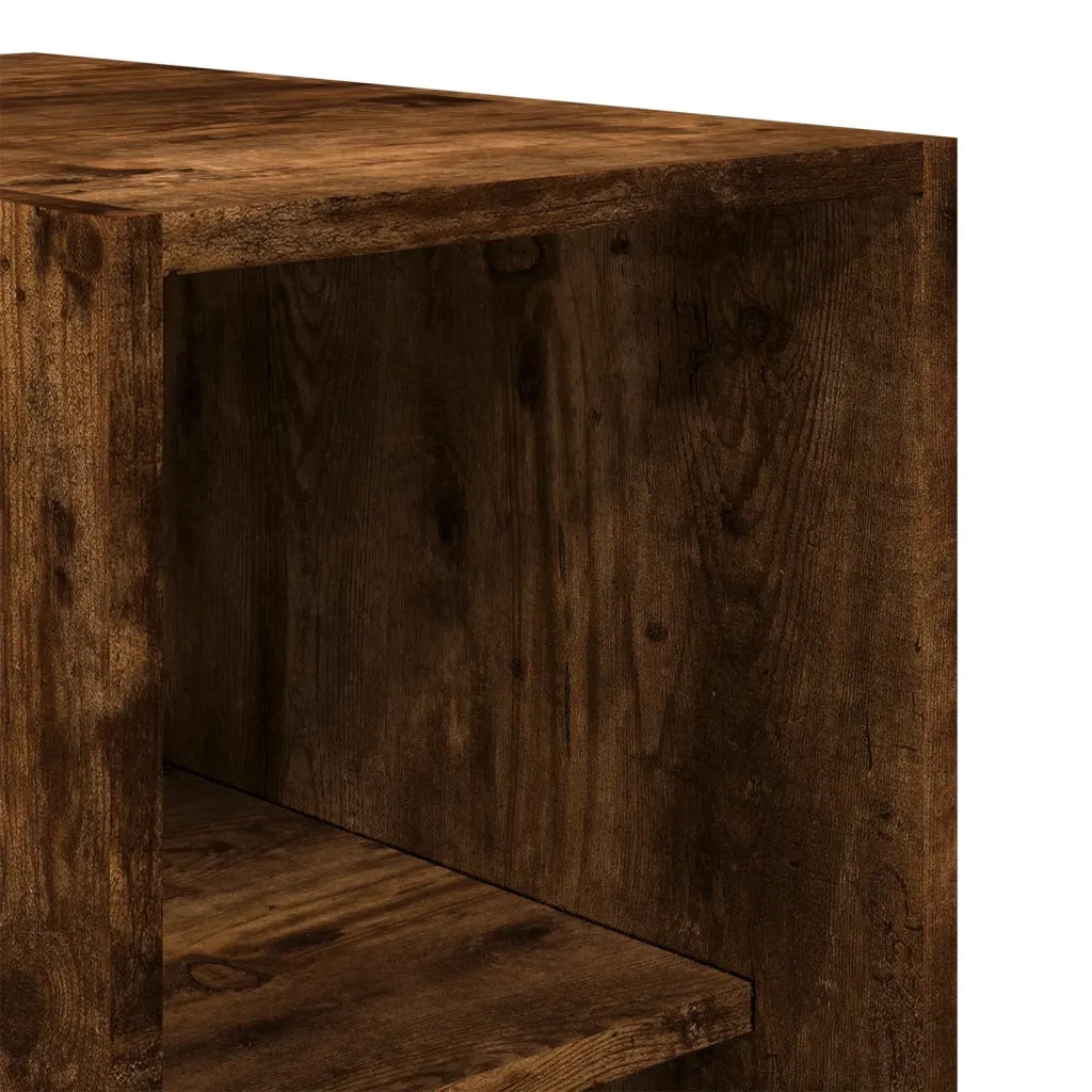vidaXL Armadio Rovere Fumo 30x50x200 cm in Legno Multistrato