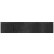 Tappeto del soggiorno | Tappeto Rettangolare Grigio 80x400 cm in Bamb¨´