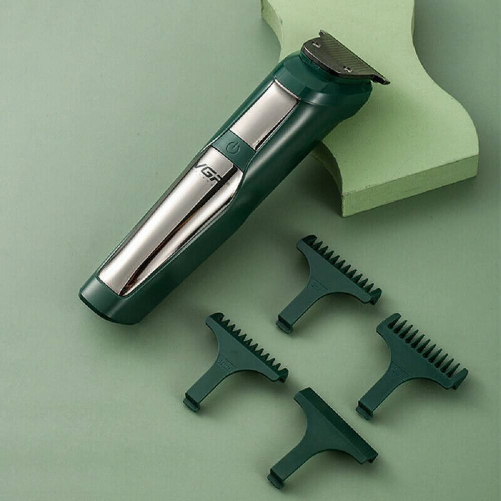 Trade Shop - Trimmer Elettrico Display Led Tagliacapelli Barba Senza Fili Impermeabile V-292 -