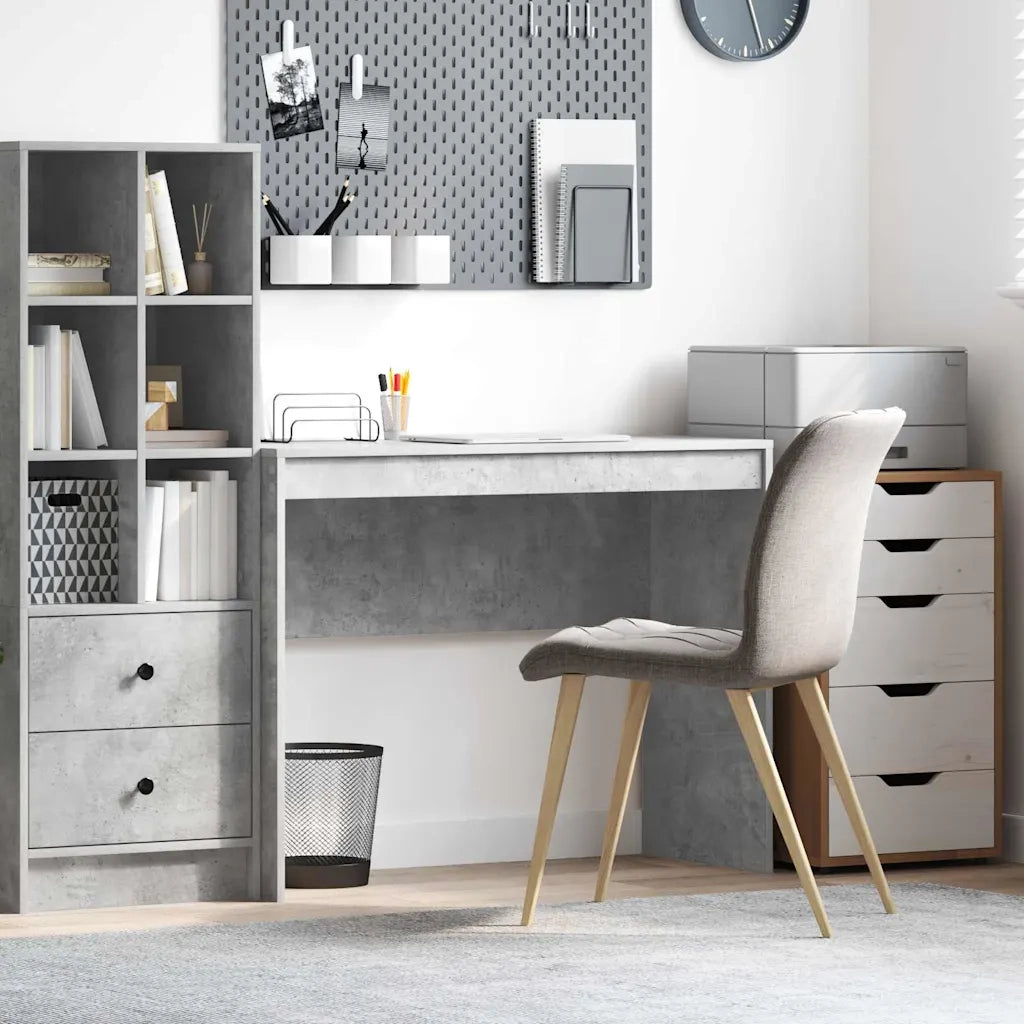 Scrivania Grigio cemento 100 x 40 x 76 cm 869405