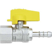 RUBINETTO DIRITTO GAS FEMMINA PORTAGOMMA 1/2 x 9 - F.I.V.
