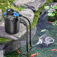 Set filtrante per laghetto CPF-2500 fino a 6000l UVC 11W Pompa NEO3800 Tubo