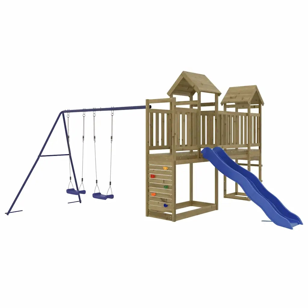 Set da Gioco da Esterno in Legno di Pino Impregnato 3155911