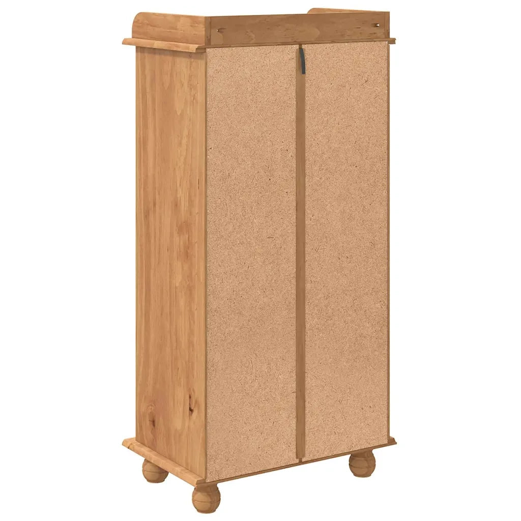 Mobile per vino ASKIM Cera di Miele 57 x 37 x 114 cm 4105442