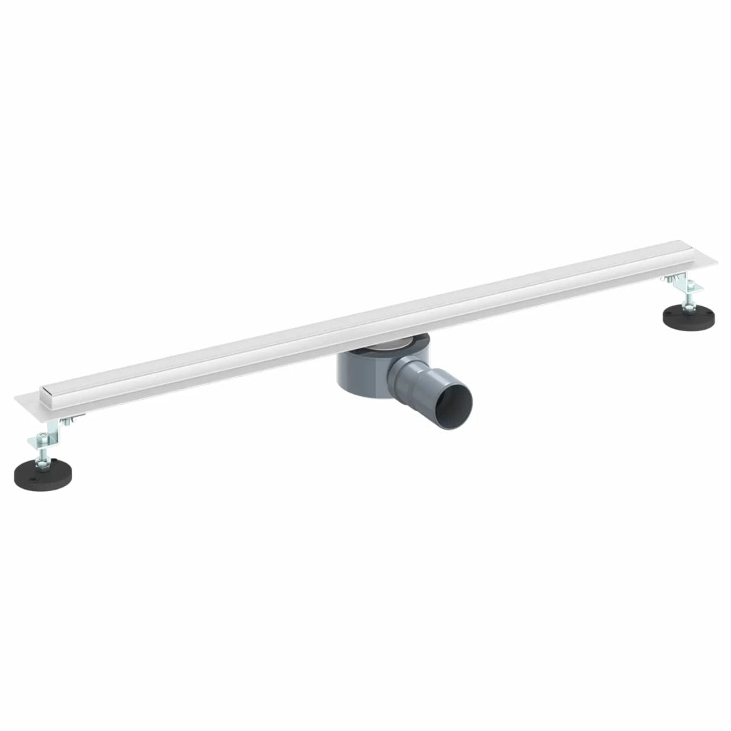 Scolascale per doccia a 360° con modello slim Argento 80 cm