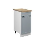 Vicco Mobiletto base per cucina Blu-grigio chiaro 40 cm , PL Rovere
