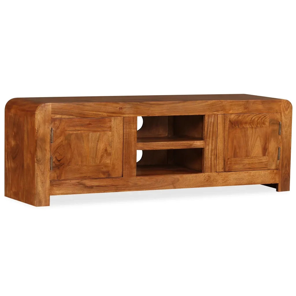 Mobile TV in Legno Massello con Finitura Miele 120x30x40 cm cod mxl 16173