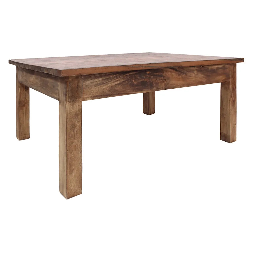 Tavolino da CaffÃ¨ in Legno Massello di Recupero 98x73x45 cm cod mxl 18170