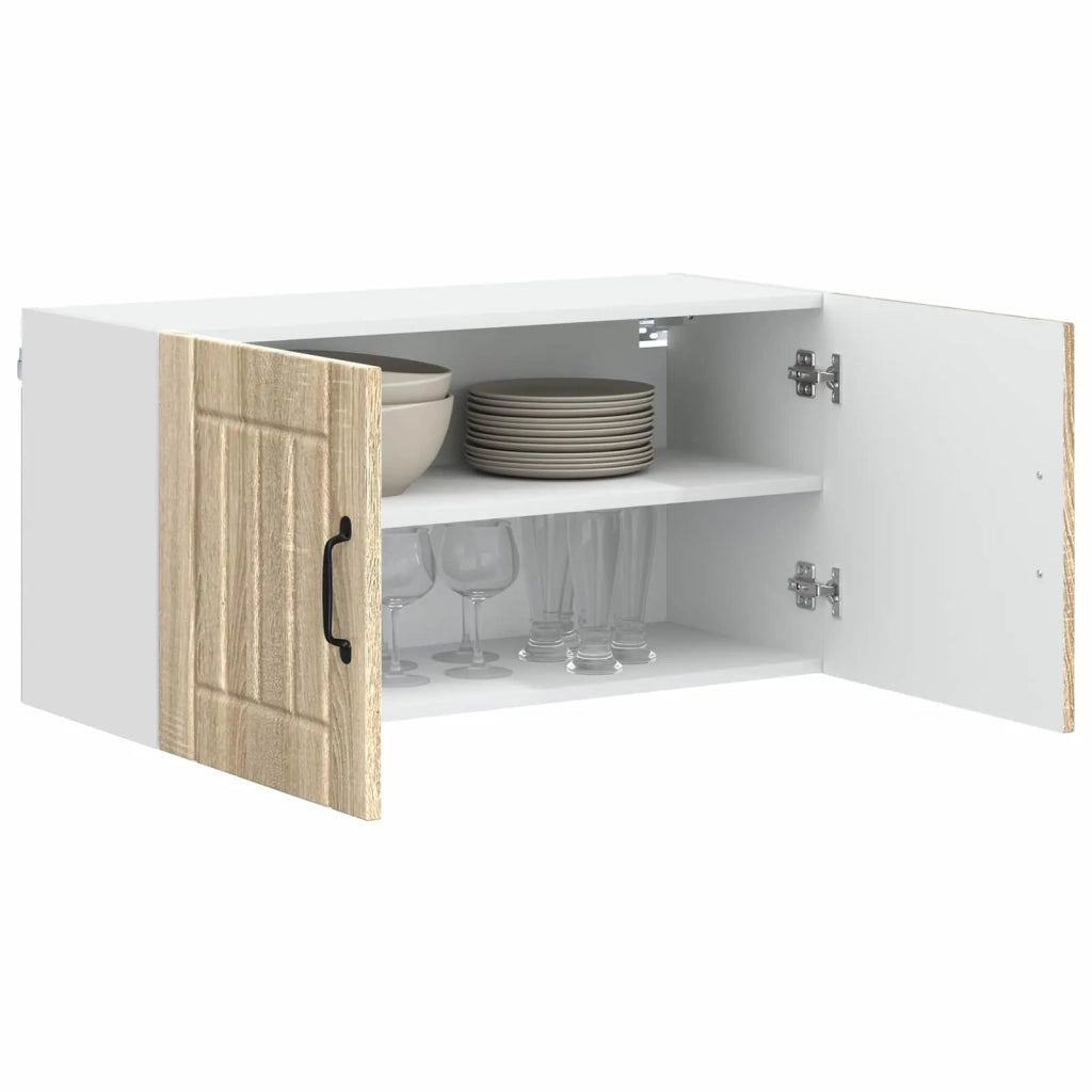 Pensile da cucina | Armadietto a muro LUCCA Rovere Sonoma 80 x 31 x 40 cm