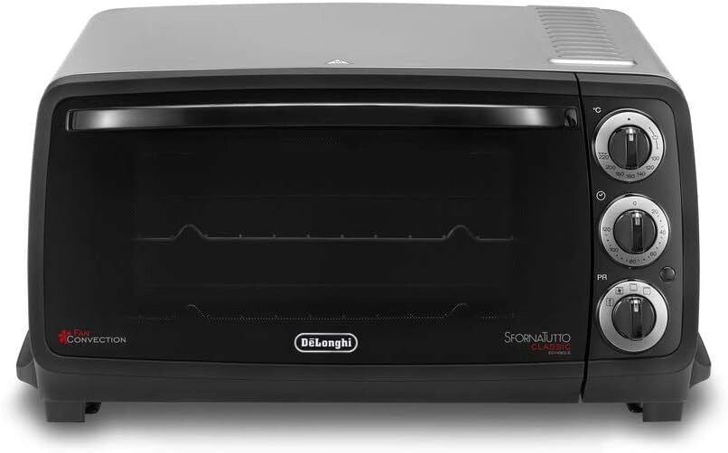 De'Longhi EO14902.S Sfornatutto Fornetto Elettrico Ventilato 14 L 1400 W 5 Funzioni Grill colore Argento
