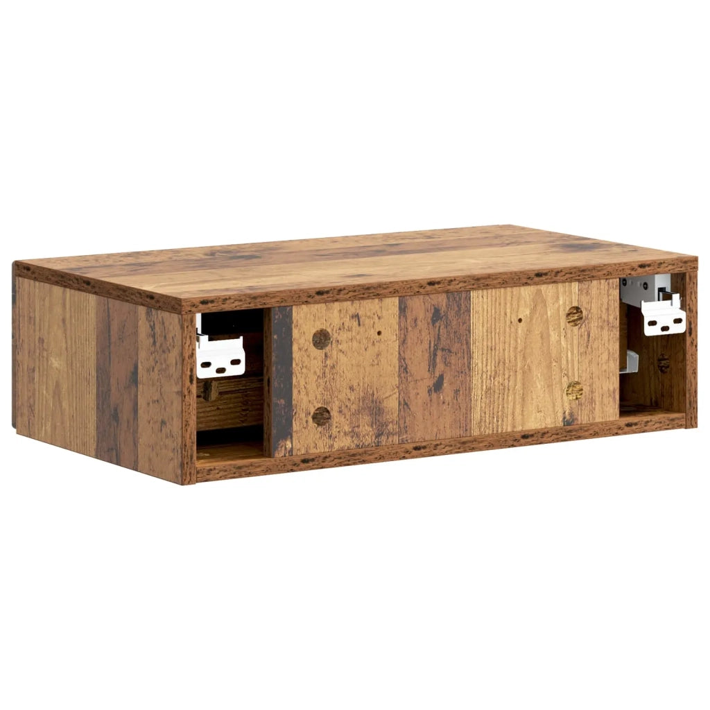 Tavolino da Parete Laterale Legno antico 59 x 34,5 x 17 cm 898663