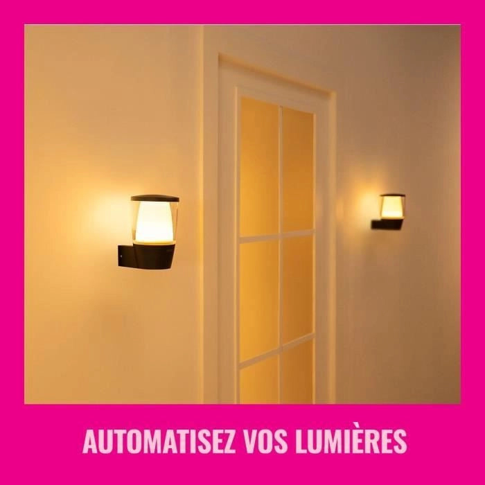 Lampada da parete WIZ ELPAS - Connessa - Esterno - Nera