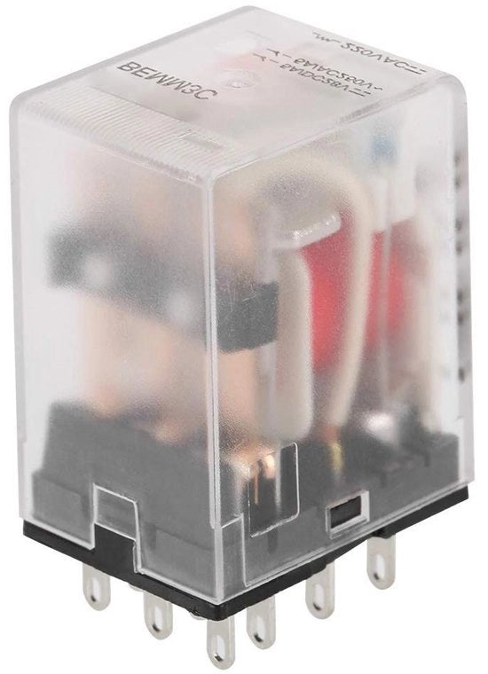 Relè di commutazione di potenza 11-pini AC 220V con lampadina di indicazione rossa