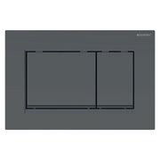 PLACCA 2 TASTI MODELLO SIGMA 30 NERO OPACO/NERO/NERO OPACO   GEBERIT