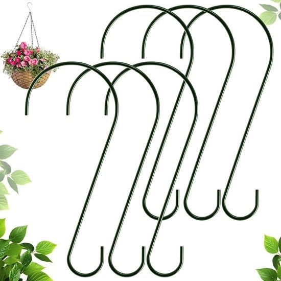 Set di chiodi per albero extra grandi, 6 pezzi, 30,5 cm, acciaio inox, ideali per alimentatori per uccelli, vasi per piante e ornamenti per giardino