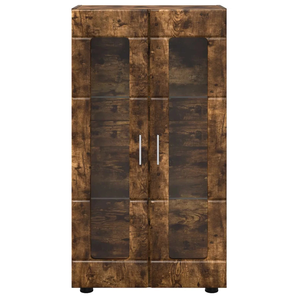Credenza con lo scaffale FLORIN Rovere fumé 55,5 x 29 x 100 cm 880256