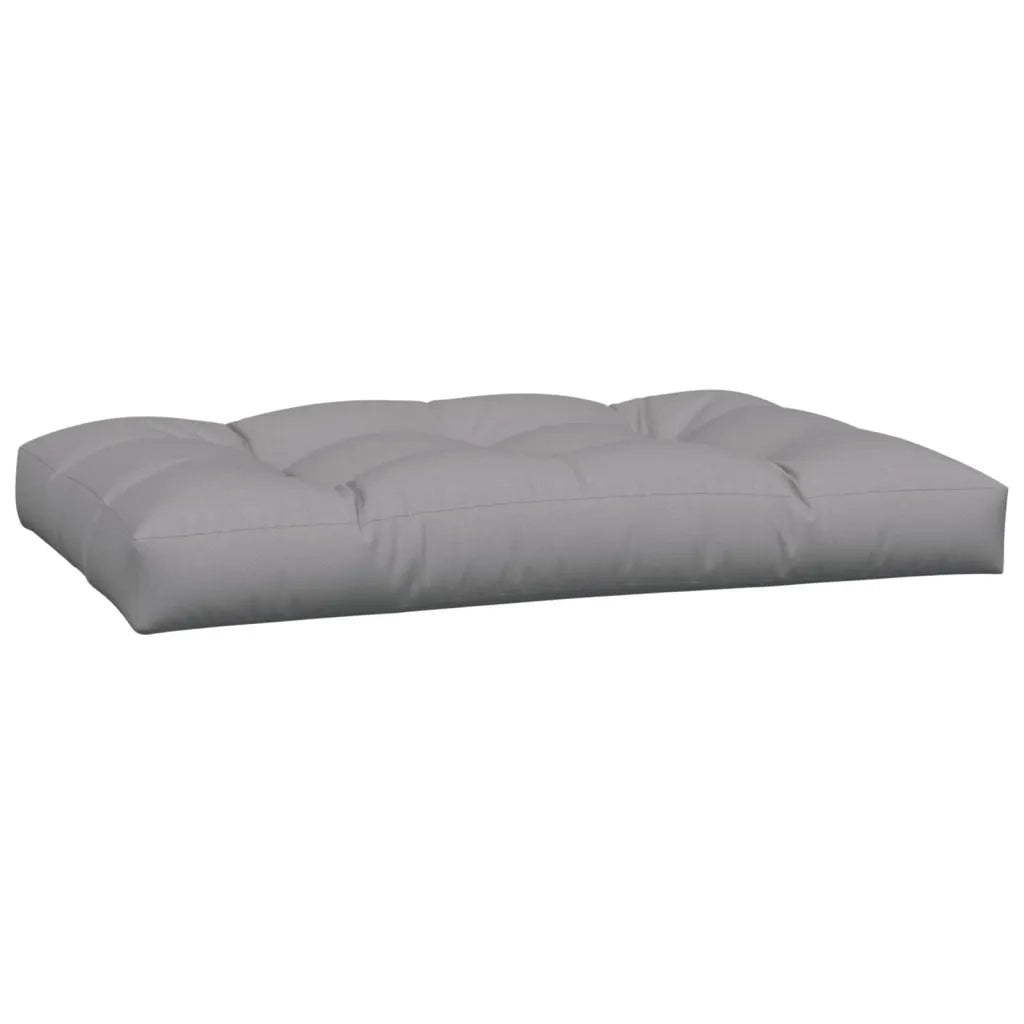 Cuscini per Pallet 3 pz Grigi in Tessuto 360756