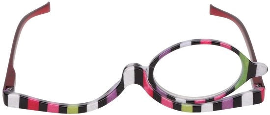 Verglassatura Cosmetica - Lente Girevole - Cassetta in Plastica - Compatta e Portatile - Assistente per il Trucco - Resistente all'Urto