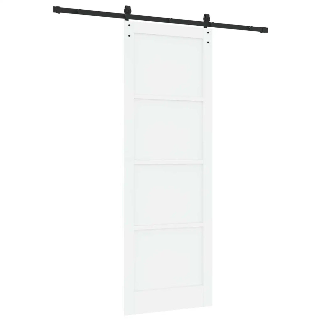 Porta scorrevole Bianco e Nero 83 x 232 cm