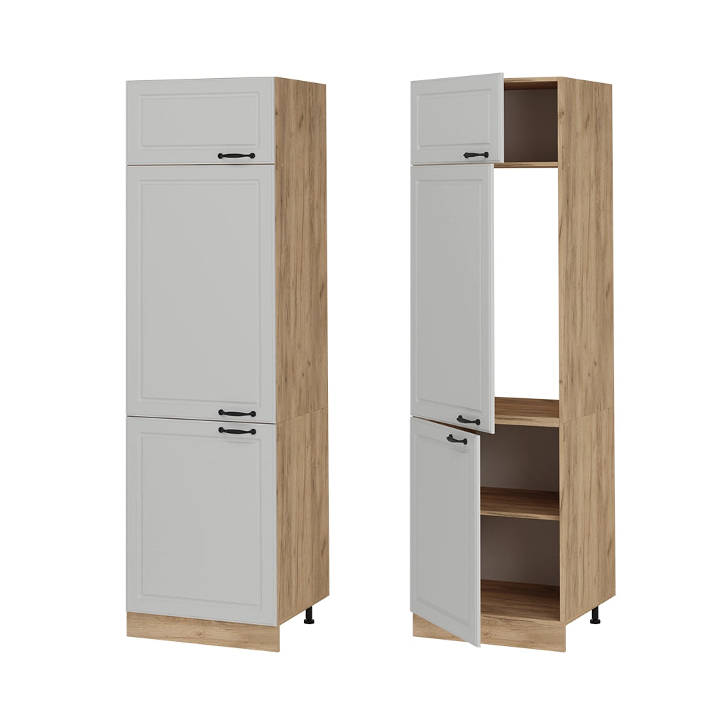 Vicco Armadio frigorifero Bianco casa di campagna 60 cm