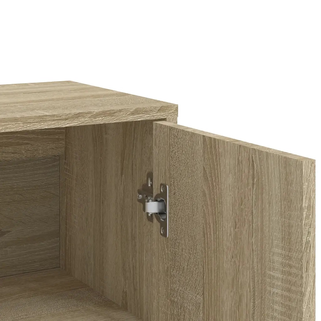 Credenze 2 pz Rovere Sonoma 60x31x84 cm in Legno Multistrato