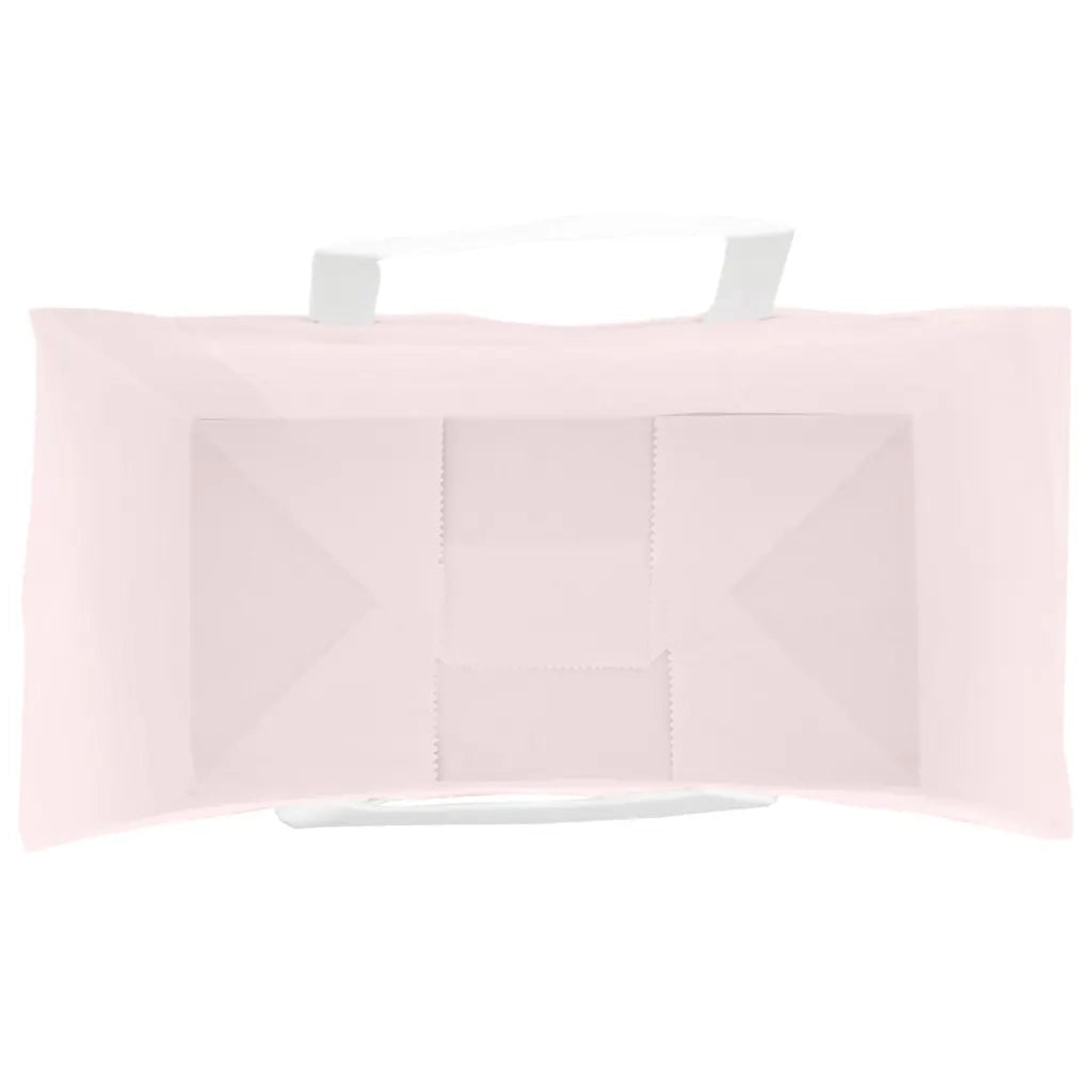 vidaXL Sacchetti di Carta 250 pz con Manici Rosa 32x17x25 cm