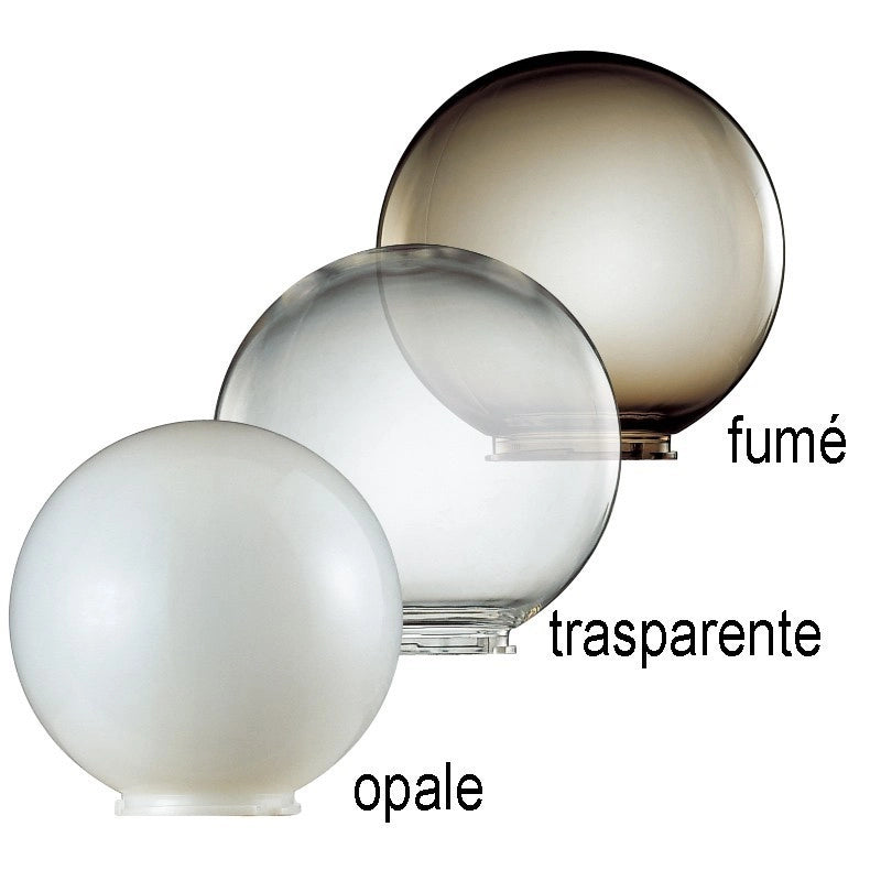 ANTARES Lampada a Parete Antracite da Esterno Sfera Globo d.25 GARDENLIGHT